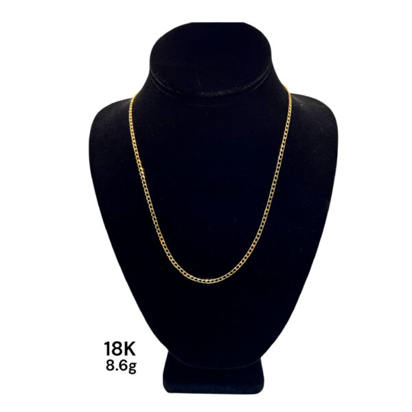 Cadena Tejido Cubano Oro 18k